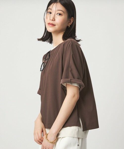 green label relaxing / グリーンレーベル リラクシング カットソー | 【WEB限定】＜at ease＞ドルマン カットソー 接触冷感 | 詳細20