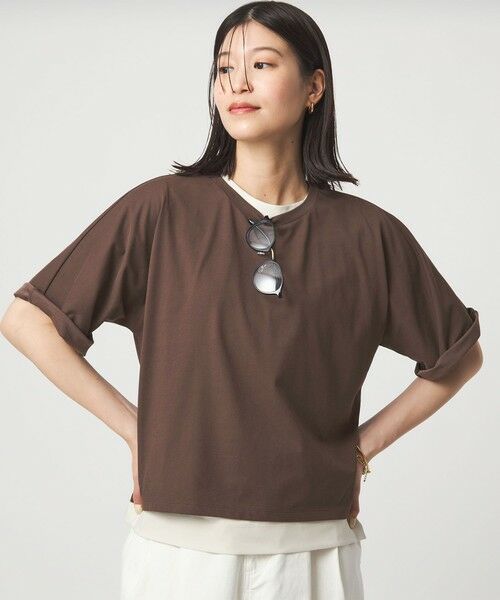 green label relaxing / グリーンレーベル リラクシング カットソー | 【WEB限定】＜at ease＞ドルマン カットソー 接触冷感 | 詳細21