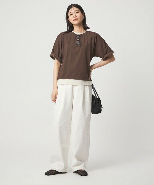 green label relaxing / グリーンレーベル リラクシング カットソー | 【WEB限定】＜at ease＞ドルマン カットソー 接触冷感 | 詳細23