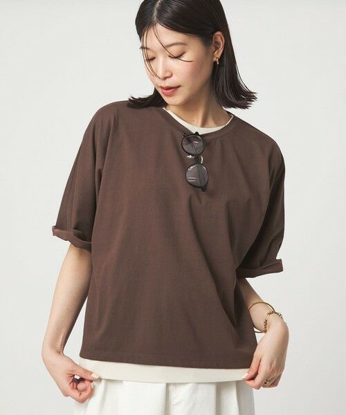 green label relaxing / グリーンレーベル リラクシング カットソー | 【WEB限定】＜at ease＞ドルマン カットソー 接触冷感 | 詳細24