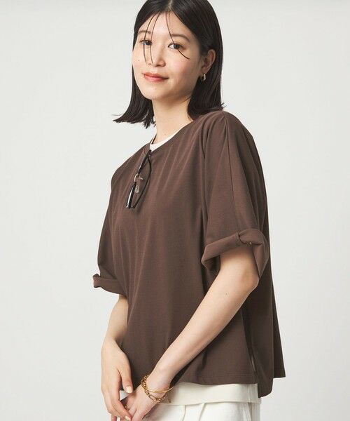 green label relaxing / グリーンレーベル リラクシング カットソー | 【WEB限定】＜at ease＞ドルマン カットソー 接触冷感 | 詳細25