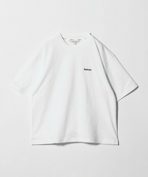 green label relaxing / グリーンレーベル リラクシング Tシャツ | ＜Barbour＞Marjorie ロゴ Tシャツ（OFF WHITE）