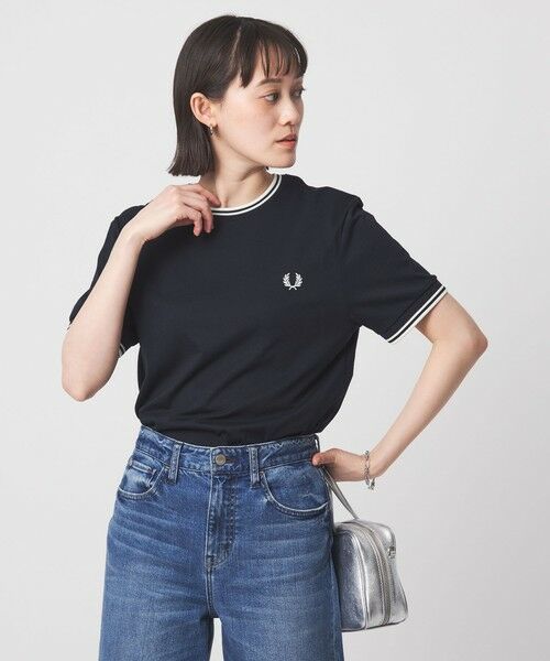 green label relaxing / グリーンレーベル リラクシング Tシャツ | 【WEB限定】＜FRED PERRY＞ツインティップ Tシャツ | 詳細15