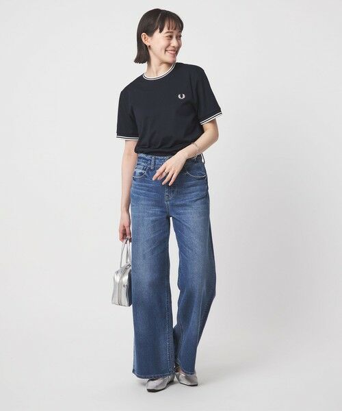 green label relaxing / グリーンレーベル リラクシング Tシャツ | 【WEB限定】＜FRED PERRY＞ツインティップ Tシャツ | 詳細17
