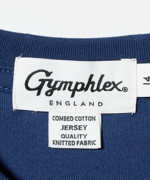 green label relaxing / グリーンレーベル リラクシング Tシャツ | ＜Gymphlex＞ショートスリーブ エンブロイダリー Tシャツ | 詳細10