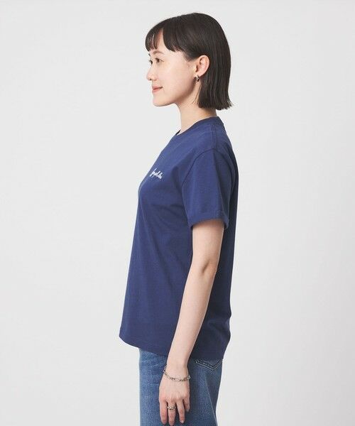 green label relaxing / グリーンレーベル リラクシング Tシャツ | ＜Gymphlex＞ショートスリーブ エンブロイダリー Tシャツ | 詳細19