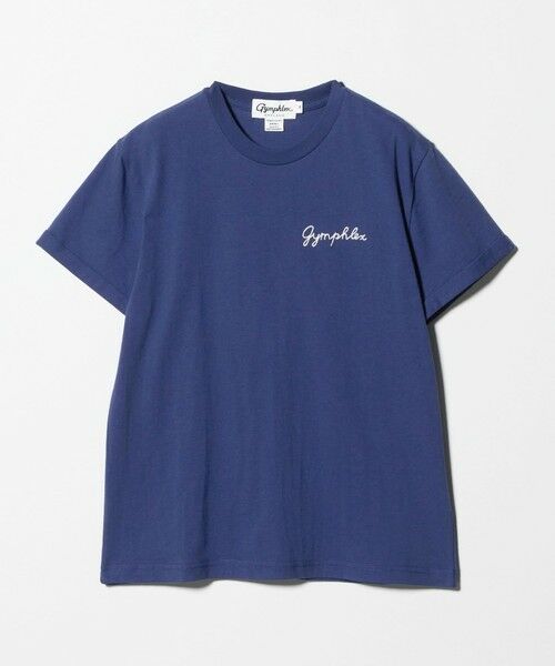 green label relaxing / グリーンレーベル リラクシング Tシャツ | ＜Gymphlex＞ショートスリーブ エンブロイダリー Tシャツ | 詳細21