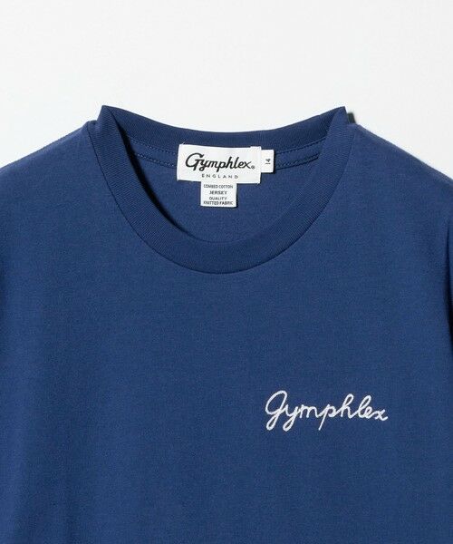 green label relaxing / グリーンレーベル リラクシング Tシャツ | ＜Gymphlex＞ショートスリーブ エンブロイダリー Tシャツ | 詳細6
