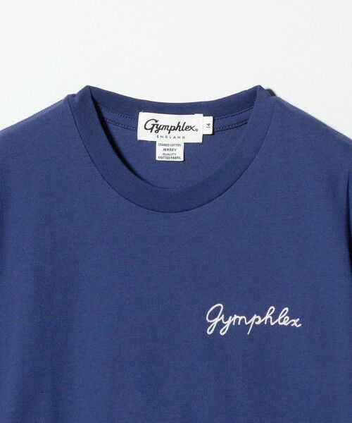 green label relaxing / グリーンレーベル リラクシング Tシャツ | ＜Gymphlex＞ショートスリーブ エンブロイダリー Tシャツ | 詳細23