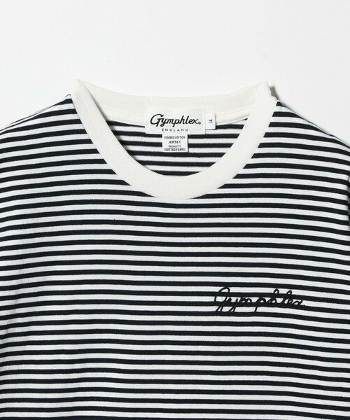 green label relaxing / グリーンレーベル リラクシング Tシャツ | ＜Gymphlex＞ショートスリーブ エンブロイダリー Tシャツ | 詳細12