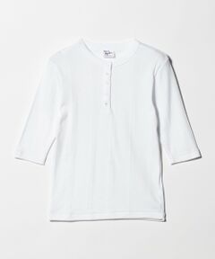 green label relaxing / グリーンレーベル リラクシング カットソー | ＜Robert P. Miller＞ヘンリーネック 5分袖 プルオーバー カットソー