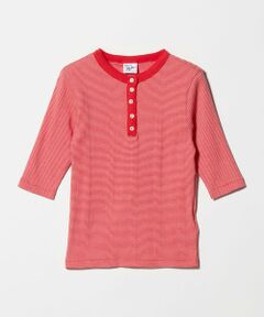 green label relaxing / グリーンレーベル リラクシング カットソー | ＜Robert P. Miller＞ヘンリーネック 5分袖 プルオーバー カットソー