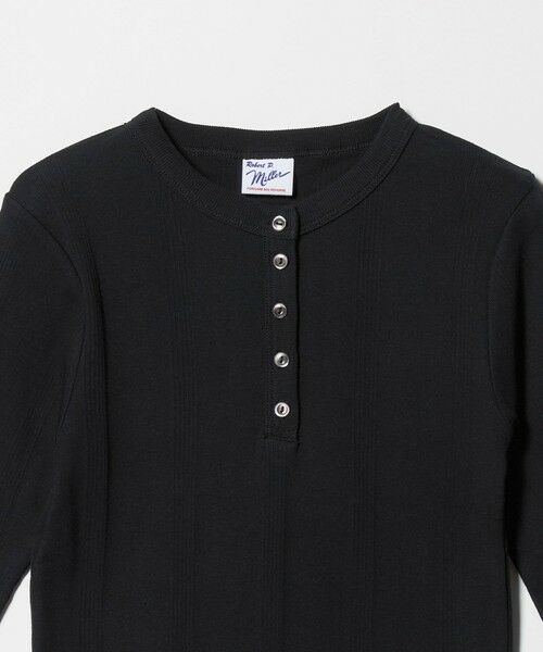 green label relaxing / グリーンレーベル リラクシング カットソー | ＜Robert P. Miller＞ヘンリーネック 5分袖 プルオーバー カットソー | 詳細3