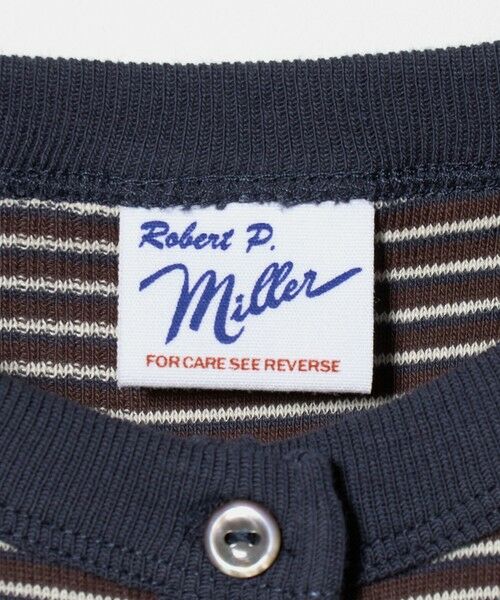 green label relaxing / グリーンレーベル リラクシング カットソー | ＜Robert P. Miller＞ヘンリーネック 5分袖 プルオーバー カットソー | 詳細10