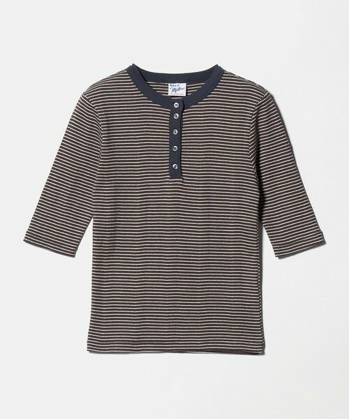 green label relaxing / グリーンレーベル リラクシング カットソー | ＜Robert P. Miller＞ヘンリーネック 5分袖 プルオーバー カットソー | 詳細20