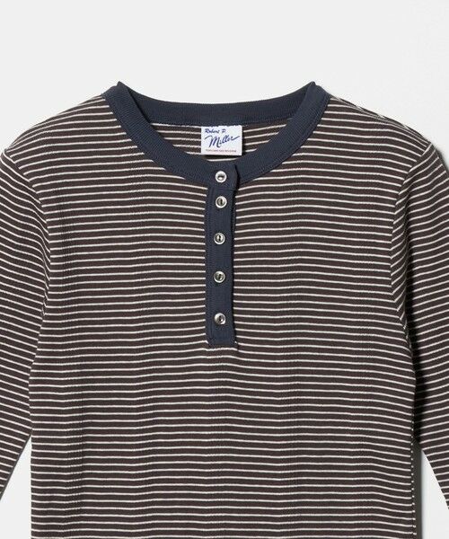 green label relaxing / グリーンレーベル リラクシング カットソー | ＜Robert P. Miller＞ヘンリーネック 5分袖 プルオーバー カットソー | 詳細6