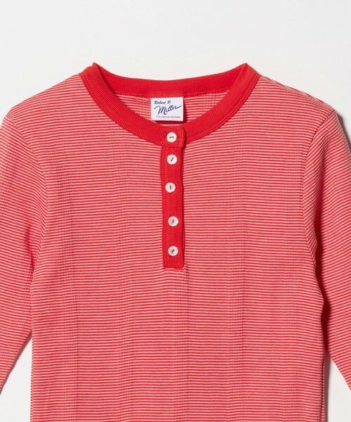 green label relaxing / グリーンレーベル リラクシング カットソー | ＜Robert P. Miller＞ヘンリーネック 5分袖 プルオーバー カットソー | 詳細12