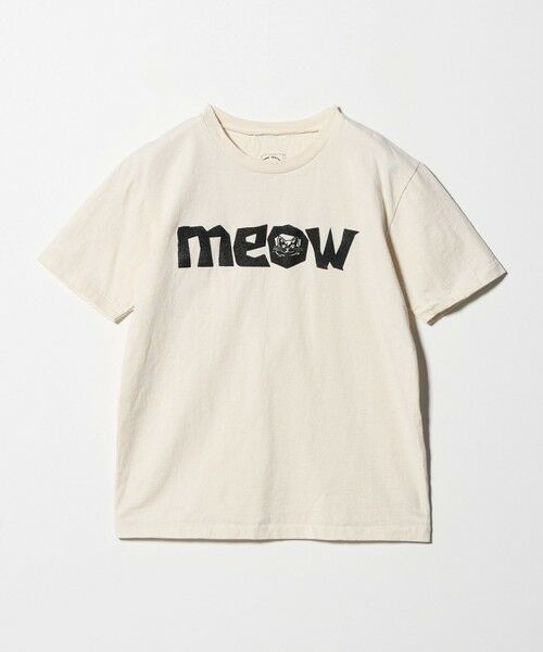 green label relaxing / グリーンレーベル リラクシング Tシャツ | 【別注】＜MIXTA＞ショートスリーブ プリント Tシャツ（OFF WHITE）