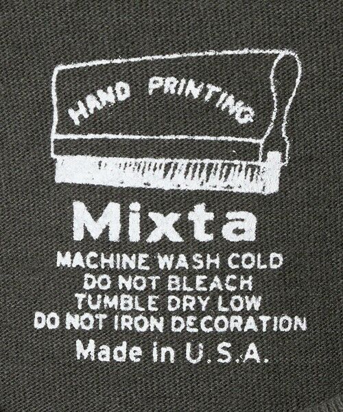 green label relaxing / グリーンレーベル リラクシング Tシャツ | 【別注】＜MIXTA＞ショートスリーブ プリント Tシャツ | 詳細8