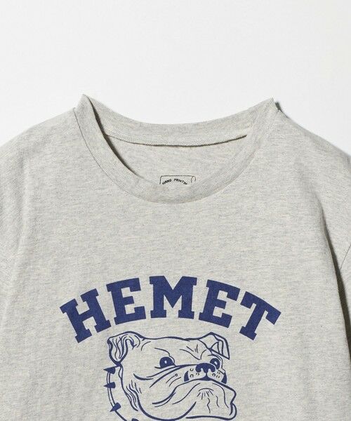 green label relaxing / グリーンレーベル リラクシング Tシャツ | 【別注】＜MIXTA＞ショートスリーブ プリント Tシャツ ミディアムグレー | 詳細2