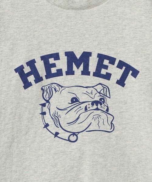 green label relaxing / グリーンレーベル リラクシング Tシャツ | 【別注】＜MIXTA＞ショートスリーブ プリント Tシャツ ミディアムグレー | 詳細4