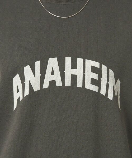 green label relaxing / グリーンレーベル リラクシング カットソー | 【別注】＜Champion＞6分袖 プリント スウェット プルオーバー | 詳細4