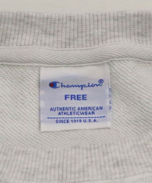 green label relaxing / グリーンレーベル リラクシング カットソー | 【別注】＜Champion＞6分袖 プリント スウェット プルオーバー | 詳細9