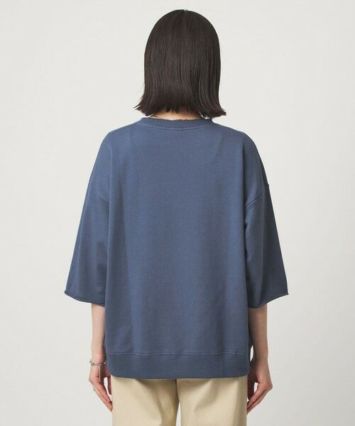 green label relaxing / グリーンレーベル リラクシング カットソー | 【別注】＜Champion＞6分袖 プリント スウェット プルオーバー | 詳細14