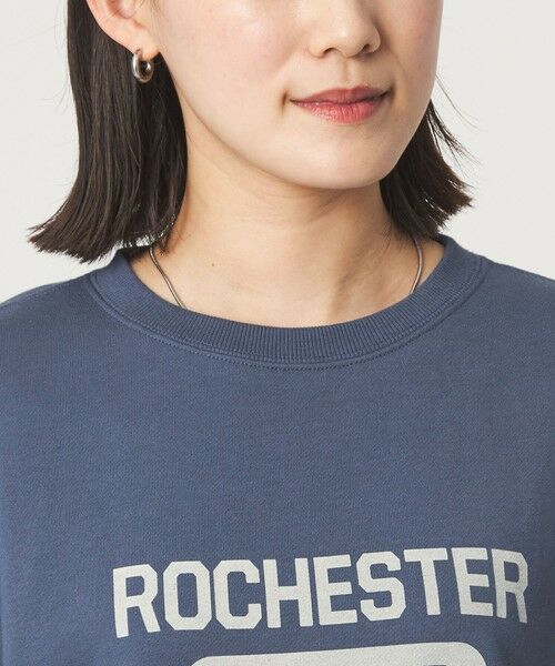 green label relaxing / グリーンレーベル リラクシング カットソー | 【別注】＜Champion＞6分袖 プリント スウェット プルオーバー | 詳細15