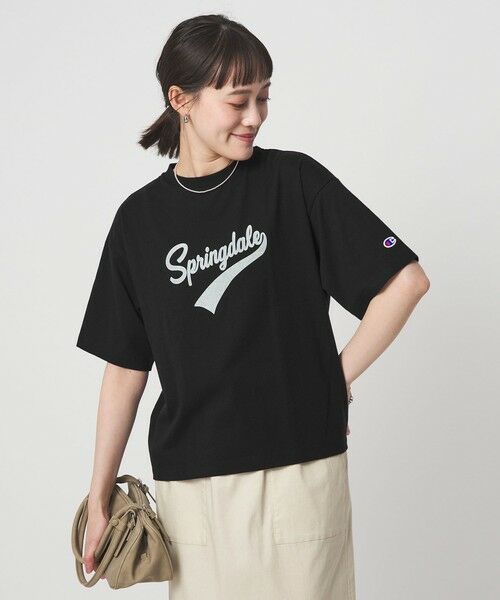 green label relaxing / グリーンレーベル リラクシング Tシャツ | 【別注】＜Champion＞プリント Tシャツ | 詳細9