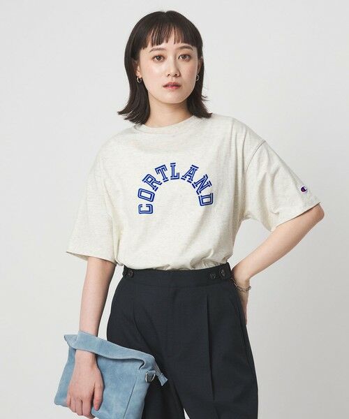 green label relaxing / グリーンレーベル リラクシング Tシャツ | 【別注】＜Champion＞プリント Tシャツ | 詳細12