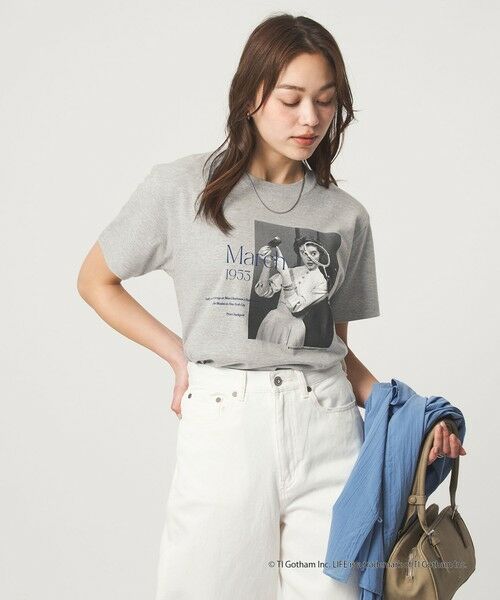 green label relaxing / グリーンレーベル リラクシング Tシャツ | 【別注】＜GOOD ROCK SPEED＞LIFE PC ショートスリーブTシャツ ミディアムグレー | 詳細1