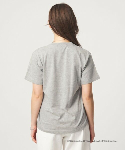 green label relaxing / グリーンレーベル リラクシング Tシャツ | 【別注】＜GOOD ROCK SPEED＞LIFE PC ショートスリーブTシャツ ミディアムグレー | 詳細6