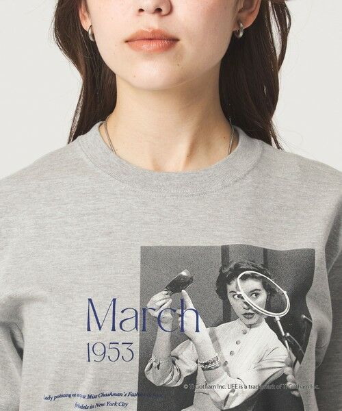 green label relaxing / グリーンレーベル リラクシング Tシャツ | 【別注】＜GOOD ROCK SPEED＞LIFE PC ショートスリーブTシャツ ミディアムグレー | 詳細7