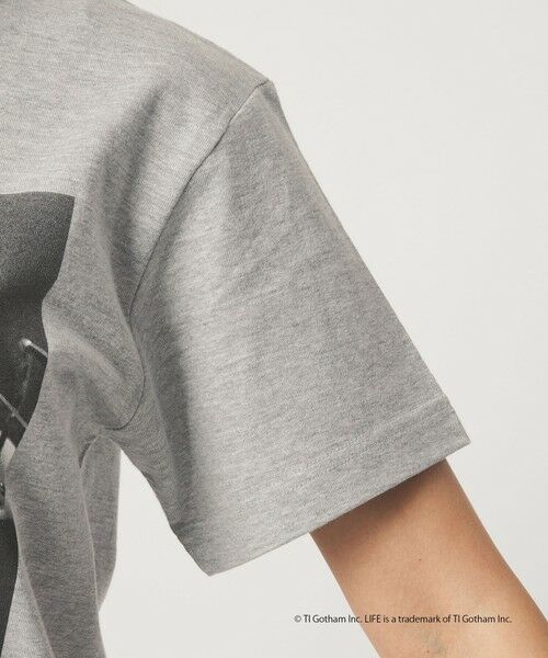 green label relaxing / グリーンレーベル リラクシング Tシャツ | 【別注】＜GOOD ROCK SPEED＞LIFE PC ショートスリーブTシャツ ミディアムグレー | 詳細8