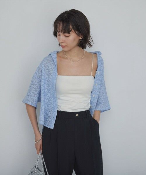 green label relaxing / グリーンレーベル リラクシング キャミソール・チューブトップ | ベアトップキャミソール / カップインナー | 詳細3