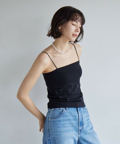 green label relaxing / グリーンレーベル リラクシング キャミソール・チューブトップ | ベアトップキャミソール / カップインナー | 詳細16