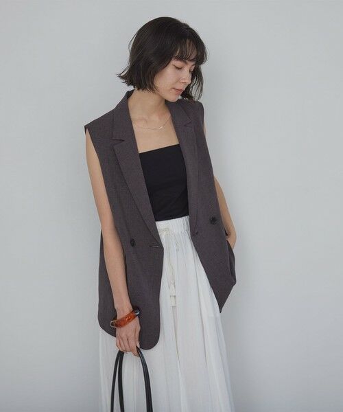 green label relaxing / グリーンレーベル リラクシング キャミソール・チューブトップ | ベアトップキャミソール / カップインナー | 詳細19