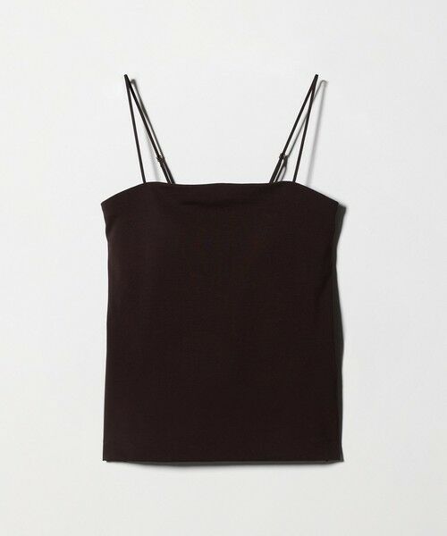 green label relaxing / グリーンレーベル リラクシング キャミソール・チューブトップ | ベアトップキャミソール（DK.BROWN）