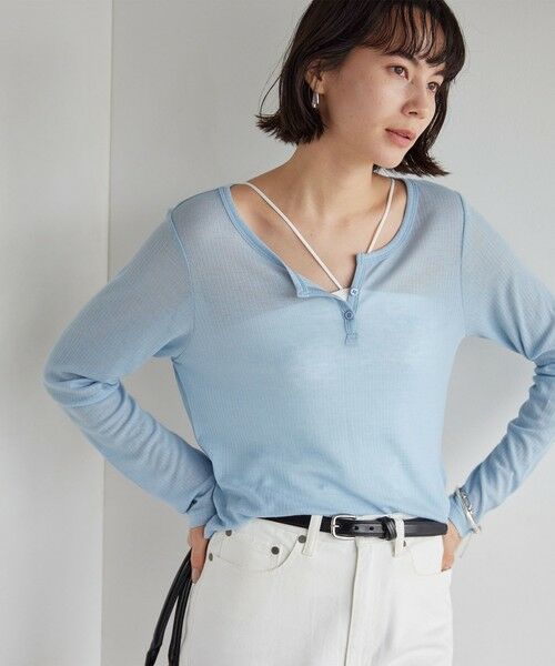 green label relaxing / グリーンレーベル リラクシング キャミソール・チューブトップ | ホルターネックキャミソール / カップインナー | 詳細5