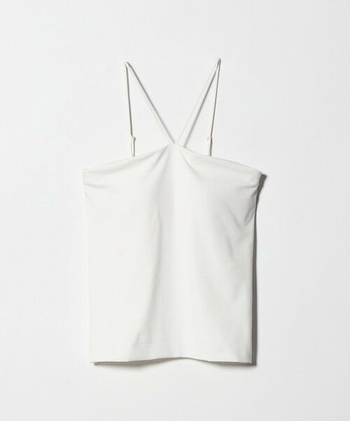 green label relaxing / グリーンレーベル リラクシング キャミソール・チューブトップ | ホルターネックキャミソール（OFF WHITE）