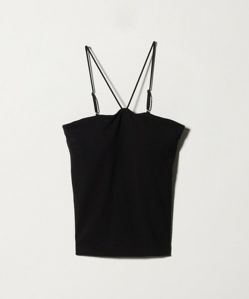 green label relaxing / グリーンレーベル リラクシング キャミソール・チューブトップ | ホルターネックキャミソール（BLACK）