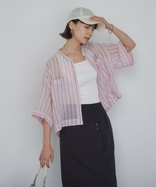 green label relaxing / グリーンレーベル リラクシング タンクトップ | デコルテタンクトップ / カップインナー | 詳細1