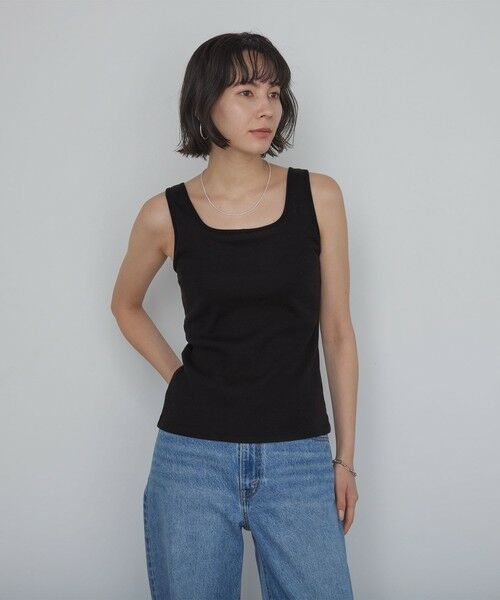 green label relaxing / グリーンレーベル リラクシング タンクトップ | デコルテタンクトップ / カップインナー | 詳細12