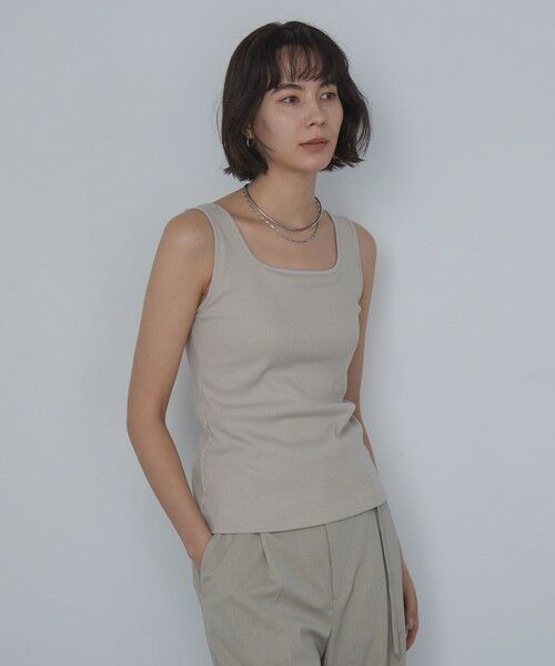green label relaxing / グリーンレーベル リラクシング タンクトップ | デコルテタンクトップ / カップインナー | 詳細16