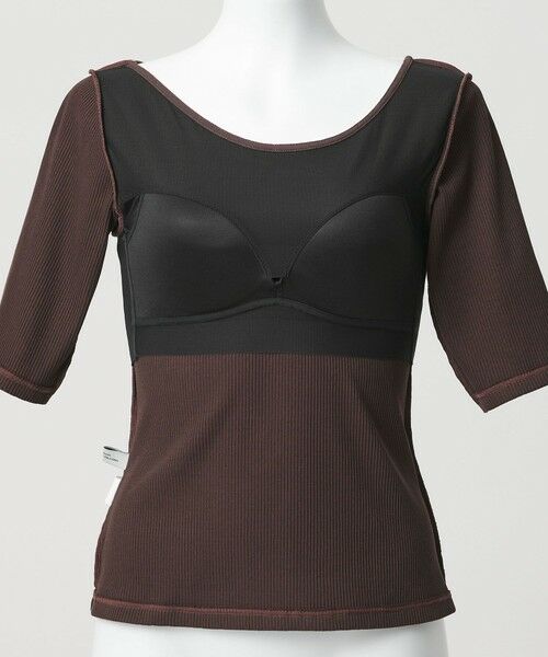 green label relaxing / グリーンレーベル リラクシング Tシャツ | カップデザインネックTシャツ / カップインナー | 詳細28