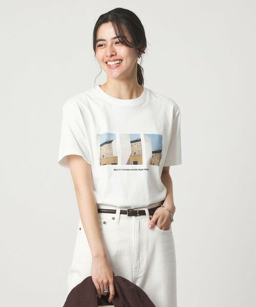 green label relaxing / グリーンレーベル リラクシング Tシャツ | コラージュ フォト ショートスリーブ Tシャツ | 詳細14