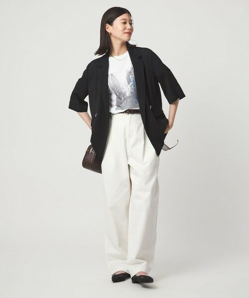 green label relaxing / グリーンレーベル リラクシング カットソー | 【WEB限定】＜at ease＞アソート フォトプリント ショートスリーブ カットソー | 詳細6