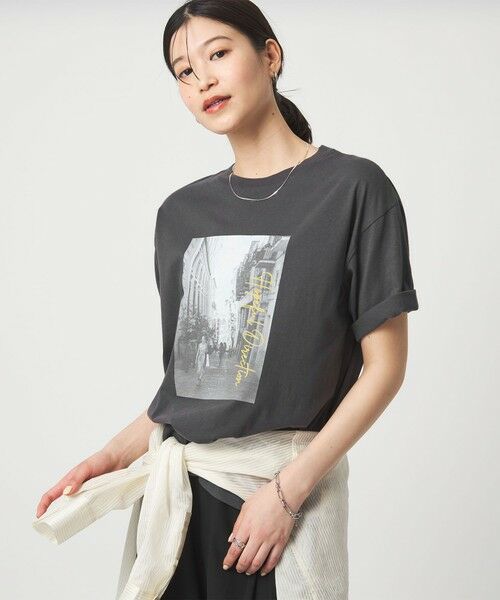 green label relaxing / グリーンレーベル リラクシング カットソー | 【WEB限定】＜at ease＞アソート フォトプリント ショートスリーブ カットソー | 詳細7