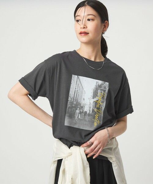 green label relaxing / グリーンレーベル リラクシング カットソー | 【WEB限定】＜at ease＞アソート フォトプリント ショートスリーブ カットソー（その他2）